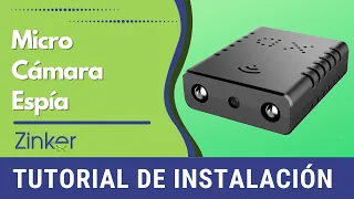 Micro Cámara Espía Wifi Las mas pequeña del Mercado Video Tutorial de Instalación