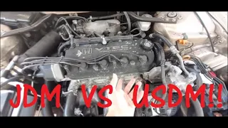 WHAT'S THE DIFFRENCE BETWEEN A USDM AND A JDM F23 ENGINE