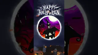 happy helloween video skeleton pumpkin horror house