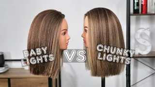 COMPARISON | Baby Lights vs Chunky Lights | Consultation Tips