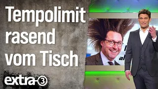 Tempolimit rasend schnell wieder vom Tisch  | extra 3 | NDR