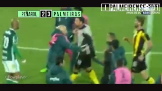 FELIPE MELO DANDO SOCO NA CARA DE JOGADOR DO PEÑAROL