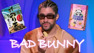 Bad Bunny Tries Japanese Snacks