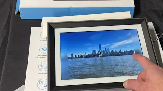 Setup & Review of Atatat WiFi Digital Picture Frame with instant anywhere App/email photo transfer