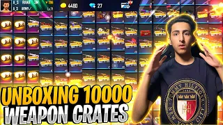 Opening 10000 Rare Weapon Crates In 11 Year Old Boy 😨😨- Garena Free Fire