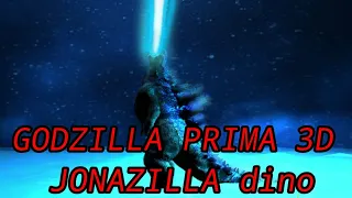 novo vídeo a animação Godzilla o é prima 3D JONAZILLA dino parte 1