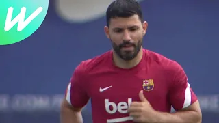 Aguero returns to Barcelona ahead of schedule to carry out first training | La Liga | 2021/22