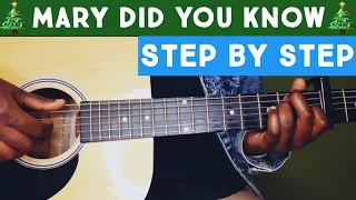 🎄Mary Did You Know🎄 | Guitar Tutorial (Step by Step) |Pentatonix & Mark Lowry