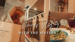 The Secret Garden with the Sisters | Dinner Vlog