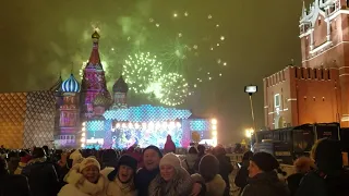 New Years Eve, Red Square, Moscow, 2016