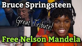 *What A Great Tribute!* Bruce Springsteen - Free Nelson Mandela | REACTION