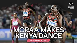 🇰🇪's Moraa sprints to 800m gold | World Athletics Championships Budapest 23