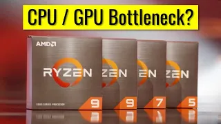 CPU/GPU Bottleneck Tested [Ryzen 5600X vs 5800X vs 5900X vs 5950X]