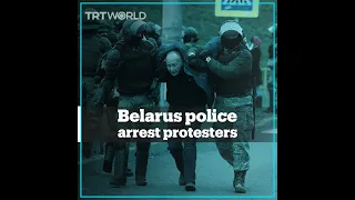 Belarus police arrest dozens in streets protests