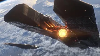 COD Infinite Warfare stealing the Olympus Mons and destroying the SDF fleet