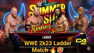 WWE 2k23 Gameplay Goldberg VS Brock Lesnar VS Roman Reigns VS Bobby Lashley | SmackDown