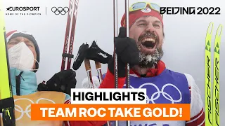 Over one minute ahead! ROC dominate Men’s 4x10km Cross-country to take Gold | 2022 Winter Olympics