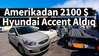 Amerikadan maşın getirmek (Bakı Gömrük menteqesi Hyundai Accent) 2021