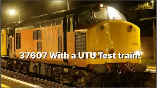 HNRail 37607 breaks the silence at Pinhoe with a UTU test train!