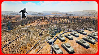 Halloween Force vs Cemetery Defense Force - Ultimate Epic Battle Simulator 2 UEBS 2 (4K)