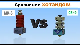 Сравнение хотэндов MK-8 и CR-10 Hotend PRO. В 2021 лучше выбрать NF Smart- CR10