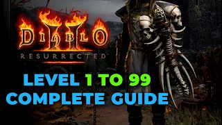 FASTEST Ways to Leveling From 1 to 99 - Diablo 2 Resurrected