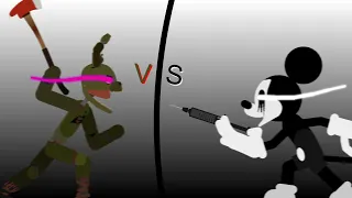 Suicide Mouse Vs Springtrap (Stick Nodes And Kinemaster) (Reupload)