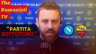 Intervista a Daniele De Rossi dopo Napoli-Roma