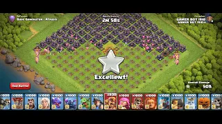 Full village of Max Cannons Vs Max Super Barbarians (clash of clans) #clashofclans #supercell #clash