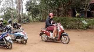 Biking to Lod Cave From Pai