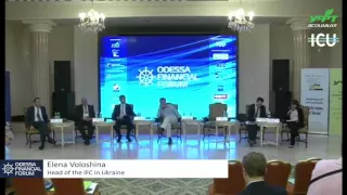 Odessa Financial Forum 2015, Panel 2 - Elena Voloshina, Head of the IFC in Ukraine