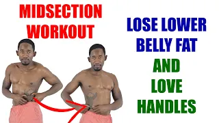 🔥20 Min Standing Midsection Workout - Lose Lower Belly Fat and Love Handles🔥