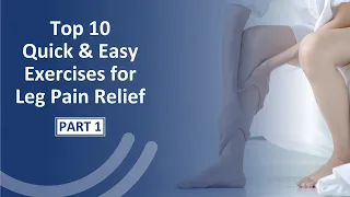 Top 10 Quick and Easy Exercise for All Leg Pain Relief Problems, Seated- Ankle Pain, Leg Muscle Pain