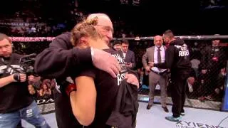 UFC 170: Rousey & McMann Octagon Interviews