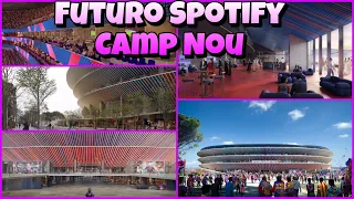 🔴Futuro Spotify Camp Nou tras las obras⚠️👷‍♂️🚧Fotos inéditas🔵