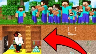 SEKRETNA BAZA VS APOKALIPSA HEROBRINE W MINECRAFT!