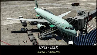 MSFS 2020 LIVE | GSX Pro Ground | Sochi - Larnaca | Fenix A320 | Vatsim Event