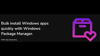 Install Multiple Apps At Once On Windows 10 and Windows 11