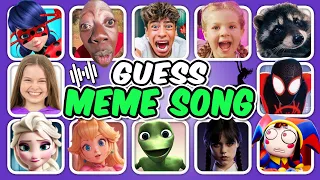 Guess The Meme & Who Is Dancing?🎤🎵🔥Lay Lay,King Ferran,Salish Matter,Gedagedigedagedago,Pedro Racoon