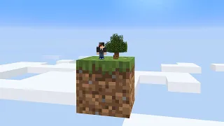 Minecraft but you only get one GIANT block...