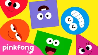 Formas por Todo Lugar | Canções de Forma | Baby Shark|Pinkfong, Bebê Tubarão! Canções para Crianças