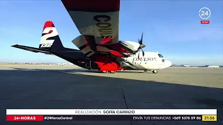 Así es el avión que llegó para combatir incendios forestales