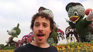 El jardín de flores MÁS CARO del mundo! | Dubai 🌸🇦🇪