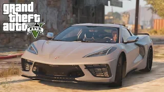 GTA 5 Real Hood Life #51 Franklins' NEW Corvette C8!! (GTA 5 Hood Life Mods)