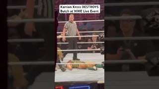 Karrion Kross DESTROYS Butch at WWE Live Event #wwe #karrionkross #butch