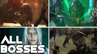 Crisis Core: FF7 - All Boss Fights (4K)