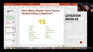 NCSL Redistricting Roundup Webinar