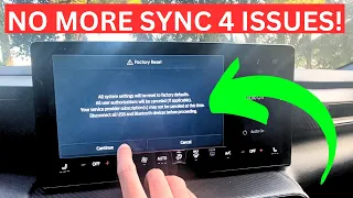 How To Master Reset Your SYNC 4 System | Easy Fix for SYNC 4 ISSUES!