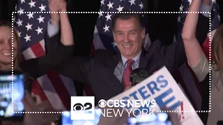 Democrat Tom Suozzi celebrates special election win over Republican Mazi Pilip