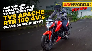 2021 TVS Apache RTR 160 4V Road Test Review | Best 160cc Commuter In India? | ZigWheels.com